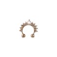 thumbnail image 1 of yingyy 1x Noose Hoop Fake Septum Ring Crystal Non-piercing Septum Jewelry Nose Stud Non Piercing Nose Rings Studs, 1 of 1