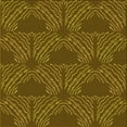 thumbnail image 1 of Ahgly Company Machine Washable Indoor Square Transitional Dark Golden Rod Brown Area Rugs, 4' Square, 1 of 7