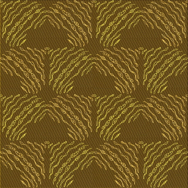 Ahgly Company Machine Washable Indoor Square Transitional Dark Golden Rod Brown Area Rugs, 4' Square