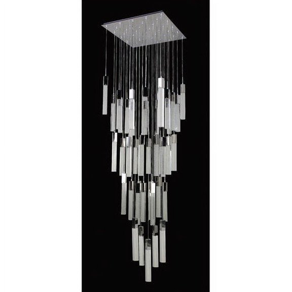 Avenue Lighting HF1903-41-GL-CH Glacier Collection Flush Mount Pendants