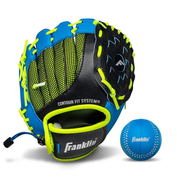 Franklin Sports Neo-Grip Series 9" T-Ball Glove with Ball Set
