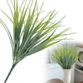 thumbnail image 2 of Outdoor Fake Plants UV Resistant Artificial Tall Grass Plants Faux Tropical Flowers Bushes Fall Winter Summer Planters Yard Patio Front Porch Décor Plastic Greenery Shrubs Decoration, 1 Pcs, 13.78", 2 of 9