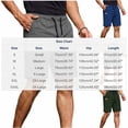 thumbnail image 5 of EOYWHK Mens Drawstring Shorts with Pockets Drawstring Mens Elastic Waist Shorts Soft Lightweight Breathable Active Shorts for Men Gray, Size M, 5 of 9