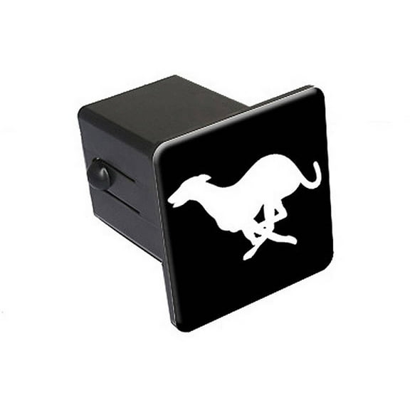 Greyhound, Dog 2" Tow Trailer Hitch Cover Plug Insert