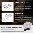 thumbnail image 4 of Linear Rail Limit Fixing Rings, 4pcs 12mm SBR12 Linear Rail Stop Collars Anti-Collision Block Stopper Fixing Rings, 4 of 5