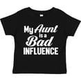 thumbnail image 3 of Inktastic My Aunt is a Bad Influence Boys or Girls Toddler T-Shirt, 3 of 5