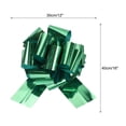 thumbnail image 4 of 12 Inch Giant Large Pull Bow 1 Pcs Big Glitter Metallic Car Bows Ribbon for Wedding Presents Gift Wrapping Christmas, Green, 4 of 6