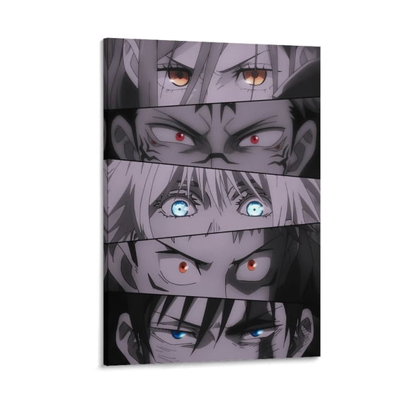 Jujutsu-Kaisen Anime Satoru Gojo And Sukuna (77) Painting On Canvas Wall Art Poster Scroll Picture Print Living Room Walls Decor Home Posters 16x24inch(40x60cm)
