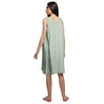 thumbnail image 4 of Moomaya Printed Round Neck Nursing Sleepwear Cotton A-Line Sleeveless Nightdress, 4 of 6