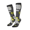 thumbnail image 2 of Balery Cute Dinosaur Printed Novelty Socks Men's Women's Crew Socks Sports Socks Knee High Socks Cotton Socks Quirky and Cool Socks, 2 of 9
