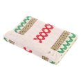 thumbnail image 3 of Unique Bargains Chemin de Table avec Franges, 12'x71 Pieds Style Ferme en Coton Lin Vintage Tissé, Rouge Vert, 3 of 7