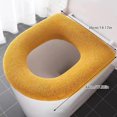thumbnail image 3 of Moyic Funda gruesa para asiento de inodoro, cojín Universal, alfombrilla para inodoro, accesorios de baño para el hogar y la Oficina, Cubiertas para muebles de jardín Amarillo Tipo 1, 3 of 6
