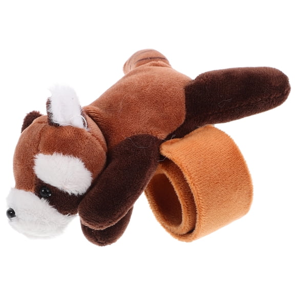 Pretyzoom Animals Slap Bracelet Brown Plush Comfort Christmas 1Pcs