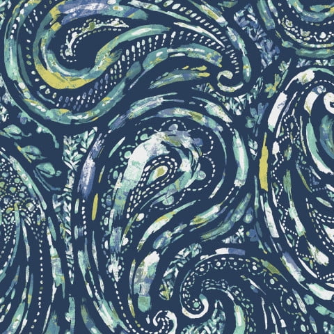 Sapphire Blue Ridge Paisley