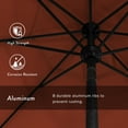 thumbnail image 3 of California Umbrella 9' Patio Umbrella in Sunset, 3 of 5
