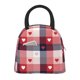 thumbnail image 1 of Balery Heart Plaid Bolsa de Almuerzo para Mujeres, Caja de Almuerzo, Bolsa de Almuerzo Pequeña Impermeable, Tote de Almuerzo Reutilizable con Gran Capacidad, 1 of 6