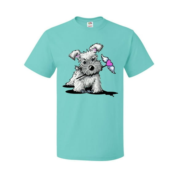 Inktastic Schnauzer with Heart T-Shirt