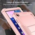 thumbnail image 2 of Dteck Case for Lenovo Tab M10 3rd Gen 10.1 Inch 2022, Heavy Duty Hybrid Shockproof Protective Cover with Kickstand for TB-328FU/TB-328XU,Rosegold, 2 of 7