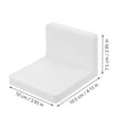 thumbnail image 3 of NICEXMAS 1Set Adhesive White Wall Plant Shelf for Small Flowerpot Storage and Display, 3 of 6