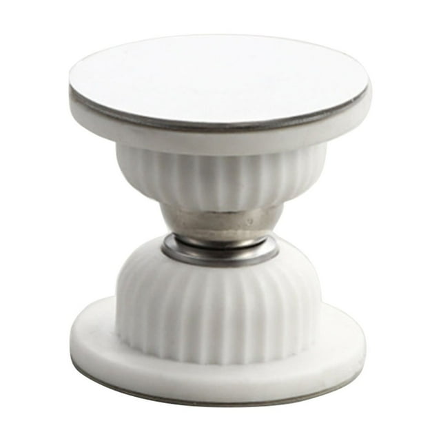 Attrape-porte Magnétique Blanc pour Véhicule Récréatif avec Adhésifs Installation Facile Support de Porte de Remorque Robuste Sans Perçage Design en Plastique Durable Poids 0.23Lb