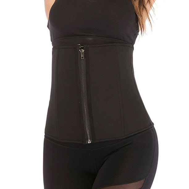 ALING Weight Loss Waist Trainer Corset Waistline Weight Loss Reduction  Slimming Shaping Waist Coach And Shaper Zippered Breasted Belt Lifting Plus
