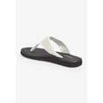thumbnail image 2 of Comfortview Women's The Sylvia Stretch Fabric Soft Footbed Thong Slip On Sandal, 2 of 6
