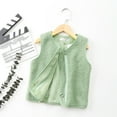 thumbnail image 3 of URMAGIC Toddler Boys Girls Solid Color Fleece Vest Warm Sleeveless Jacket Kids Zipper Up Outerwear, 3 of 5