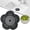 Black-Flower shaped, variant on RZDLIZJ Hair Catcher Shower & Tub Drain Protector, Bathtub & Sink Drain Strainer, Flat & Round, Black-Flower shaped