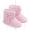 Pink, variant on Herrnalise Toddler Shoes Baby Girls Cute Bowknot Boots Baby Soft Cotton Shoes Winter Warm Shoes