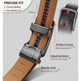 thumbnail image 4 of Mens Ratchet Belt,Leather Adjustable Slide Belt For Gift Mens Dress Casual 1 3/8",Size Adjustable, 4 of 8