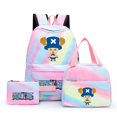 thumbnail image 1 of 3Pcs/set Anime One Piece School Backpack For Children Girl Backpack Back To School Bookbag Student Kawaii Lunch Bags Pencil Box, 1 of 5