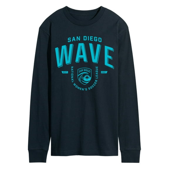 NWSL - San Diego Wave Industrial - Men's Long Sleeve Graphic T-Shirt