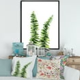 thumbnail image 2 of Designart 'Fern Plant Leaves Detail V' Tropical Framed Canvas Wall Art Print, 2 of 5