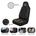 thumbnail image 6 of Yuyamidu Camo Hunting Wood Car Seat Cover Front Seats Only, Waterproof Vehicle Seat Cover Cushion Set, Anti-Slip Automotive Car Interior Covers Auto Interior Decoration, 6 of 7