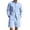 Light blue, variant on Awwp Men Set American Casual Summer Linen Men's Suit Loose Long Sleeved Short Pants And Shirt Set for Men Black L