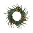 thumbnail image 2 of Qwtwty Christmas Wreath for Front Door, Farmhouse Artificial Winter Garlands for Wall Window Porch Home Indoor Outdoor Christmas Decoration, 2 of 8