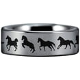 thumbnail image 2 of Equestrian Tungsten Carbide Ring, 2 of 11