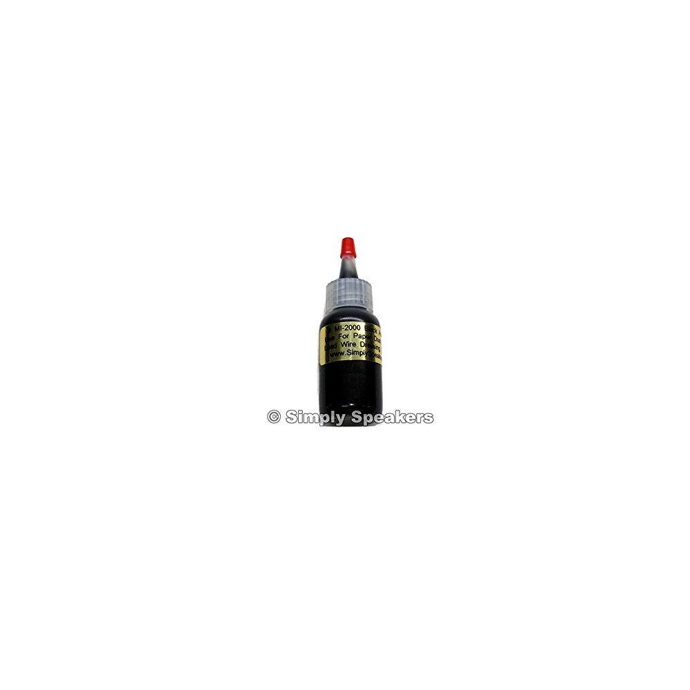 MI-2000 Dust Cap Speaker Repair Adhesive Leadwire Dress Black