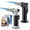 Black+sliver, variant on 2 Pack Butane Torch Kitchen Blow Lighter,Culinary Torches Professional Chef Cooking Adjustable Flame For Sous Vide,Creme Brulee,Baking,BBQ (Butane Gas Not Included)