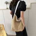 thumbnail image 2 of Bolso de paja de verano para mujer, Bolso tejido, Bolso de mano de malla, Bolso de hombro Vintage (blanco), 2 of 6