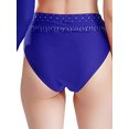 thumbnail image 2 of Raenseen Shorts de Yoga Taille Haute pour Femmes, Bas de Danse Rave, Shorts Booty, Hot Pants Bleu Royal m, 2 of 7