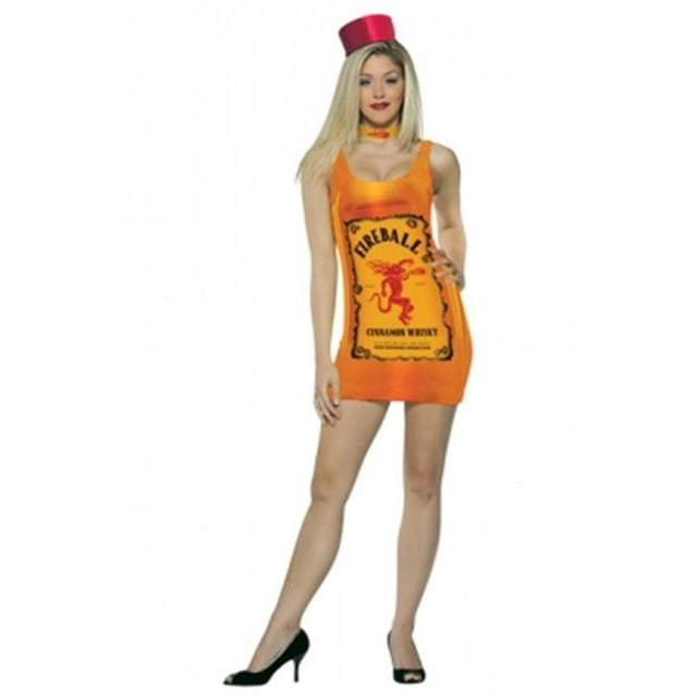 Rasta Imposta GC4254 Costume de Bouteille « Get Real » Fireball pour Femmes