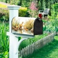 thumbnail image 3 of Watercolour Ducks Mailbox Covers Cute Lovely Yellow Duck River Grass Stone Mailbox Cover Standard Size 18x21 Inch Rustic Welcome Mail Box Post Letter Box Wraps for Home Yard Decor, 3 of 6