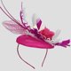 thumbnail image 4 of Sombrero de Fascinator Zulema Lino Con Velo y Flor, 4 of 8