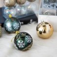 thumbnail image 4 of Adornos de bolas de Navidad de 6/8 cm, copos de nieve transparentes, decoración para árbol de Navidad, fiesta, Año Nuevo, esferas navideñas colgantes, 4 of 5