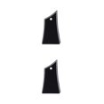 thumbnail image 3 of Monstrate Cubierta de varilla de armadura de 5 piezas, buen sellado, placa de varilla conveniente, diferentes formas para piezas de accesorios de Negro/Brillante 2Conjunto, 3 of 6