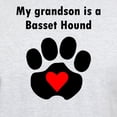 thumbnail image 3 of CafePress - My Grandson Is A Basset Hound T Shirt - Men's Classic Graphic T-Shirt, 3 of 4