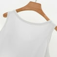thumbnail image 4 of Duoif Womens Tank Tops, Sleeveless Crew Neck Loose Fit Summer Clothes Summer Tops Grey XXL, 4 of 7