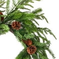 thumbnail image 3 of Regency International Real Touch Norfolk, Spruce and Juniper Christmas Wreath, 20-inch Diameter, Holiday Season Decor, 3 of 3