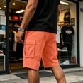 thumbnail image 5 of Cargo Shorts for Men Relaxed Fit Wide Leg Classic Work Shorts Outdoor Bike Travel Workout Hiking Short Summer Clothes, XL, 5 of 9